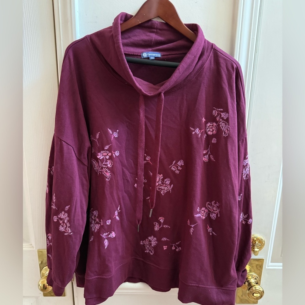 Democracy Floral Hoodie